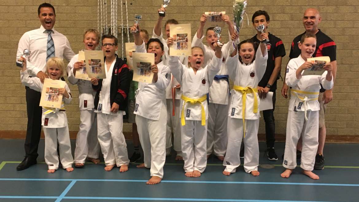 Warriors in de prijzen op karate toernooi
